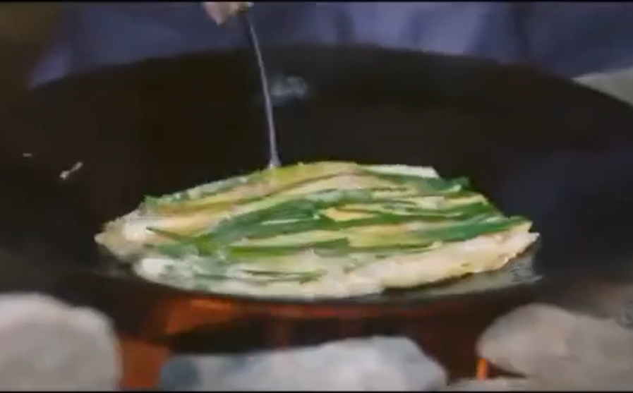 Membuat pajeon.
